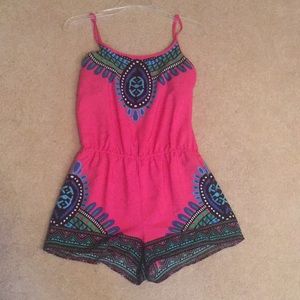 Cute, bright pink romper